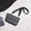 The upgraded version of plaid tiger head bag chest bag street mobile phone bag male bag Korean version of slant span bag small square bag shoulder bag tide - Image 7
