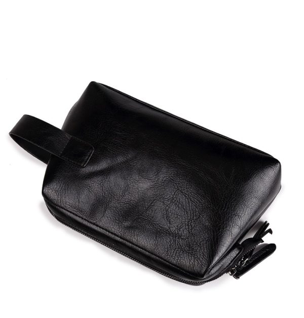 Leisure handbag men business documents handbag pu leather handbag Korean version of male handbag handbag mobile phone bag - Image 6