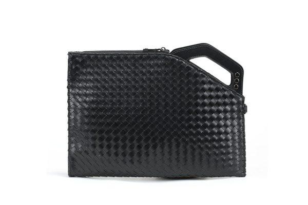 New fashion male street braid handbag fashion all kinds of hand-knitted handbag shoulder bag fashion male - Image 4