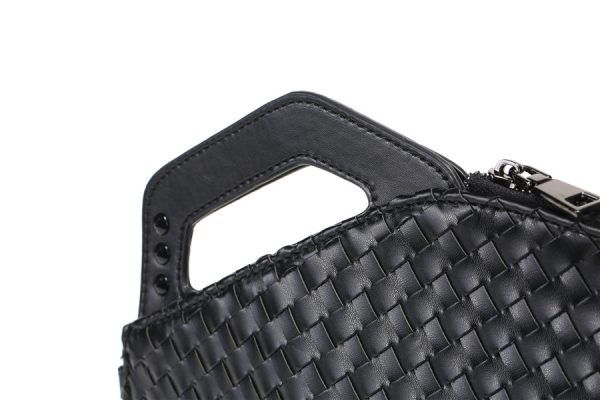 New fashion male street braid handbag fashion all kinds of hand-knitted handbag shoulder bag fashion male - Image 3