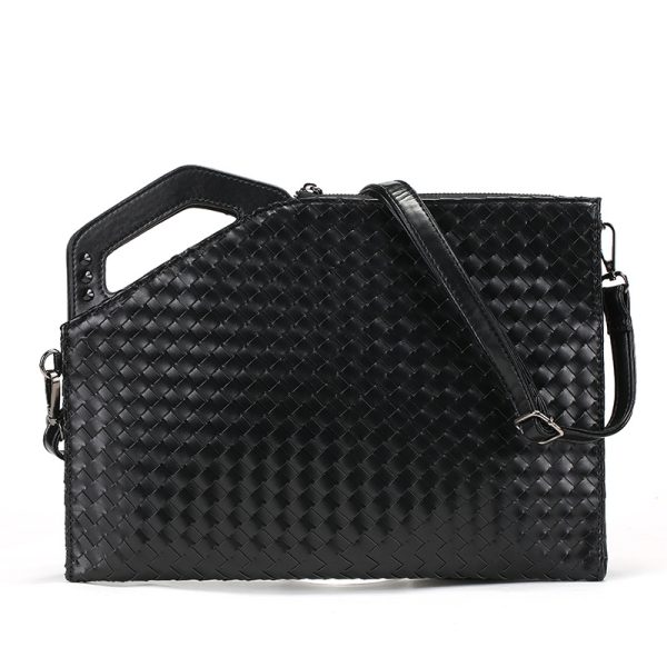 New fashion male street braid handbag fashion all kinds of hand-knitted handbag shoulder bag fashion male