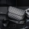 The upgraded version of plaid tiger head bag chest bag street mobile phone bag male bag Korean version of slant span bag small square bag shoulder bag tide - Image 3